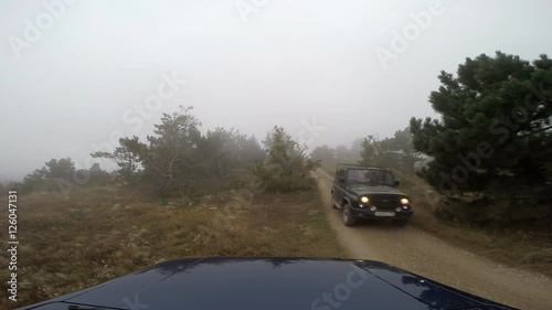 jeep in the mountains go-pro