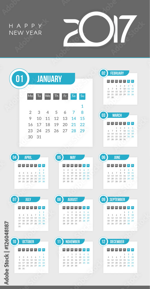 Calendar 2017 Calendar 2017