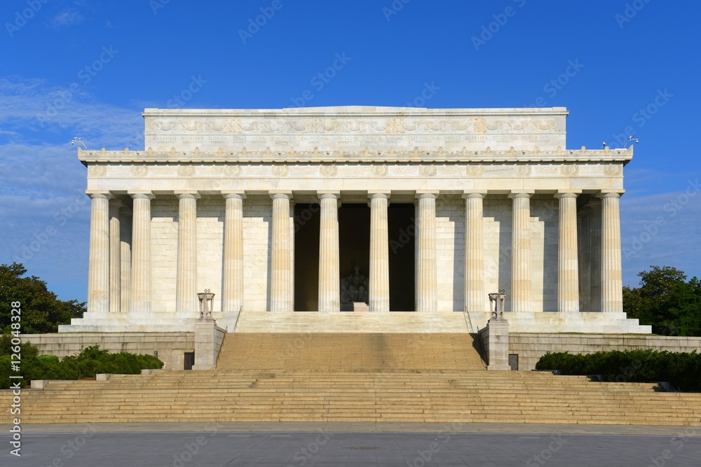 Lincoln Memorial in Washington Lincoln Memorial in Washington DC, USA.
