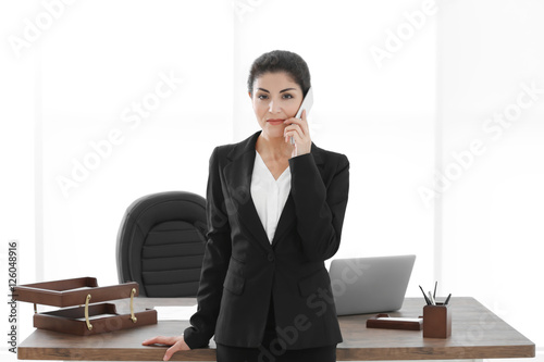 Successful mature businessw...