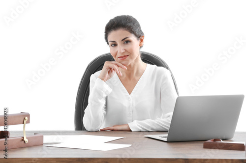 Successful mature businessw...