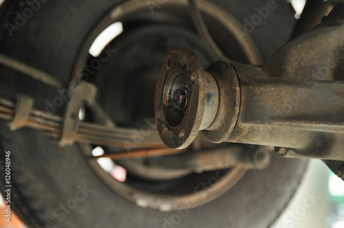 Differential or final gear of the mini truck