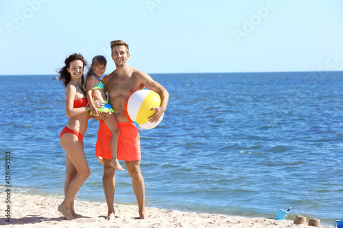 Family concept. Young woman...