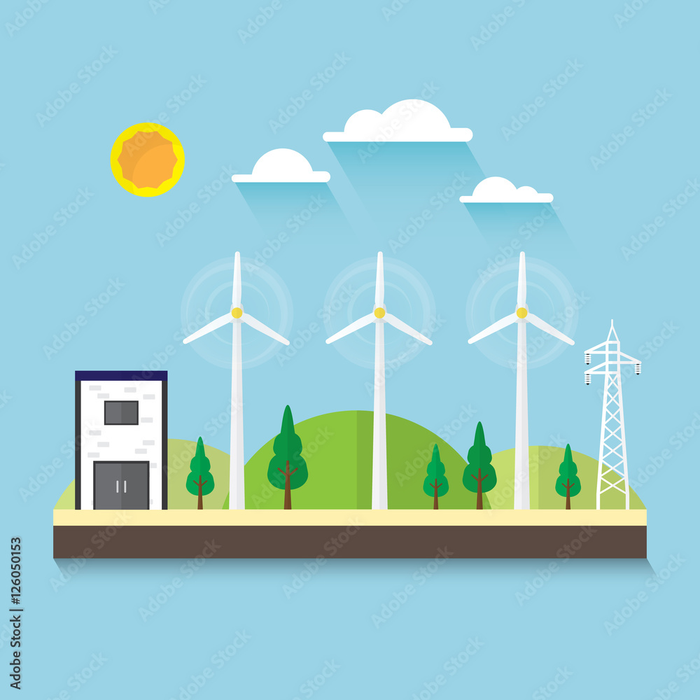wind turbine simple graphic wind turbine simple graphic