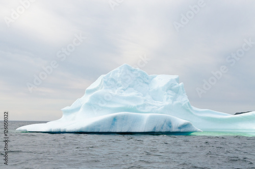 Bright white iceberg