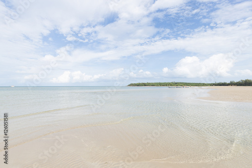 Sea and sand beach