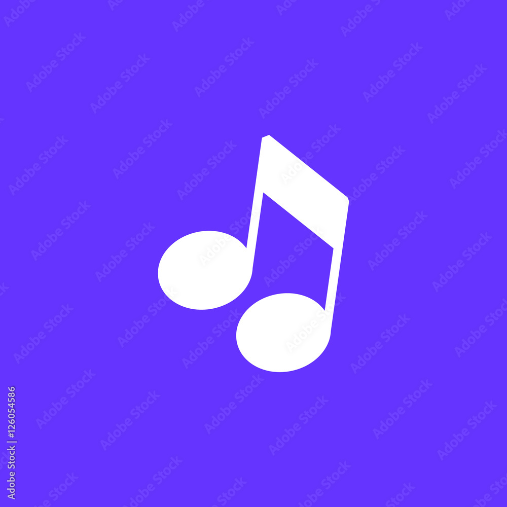 Musical note icon vector, clip art. Also useful as logo, web UI element, symbol, graphic image, sign, silhouette and illustration. Musical note icon vector, clip art. Also useful as logo, web UI element, symbol, graphic image, sign, silhouette and illustration.