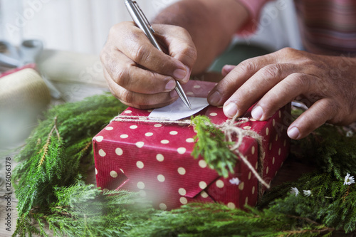 Preparing gifts for Christmas and newyear.