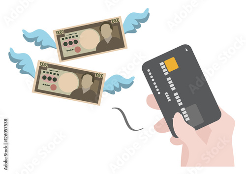 Credit card and waste