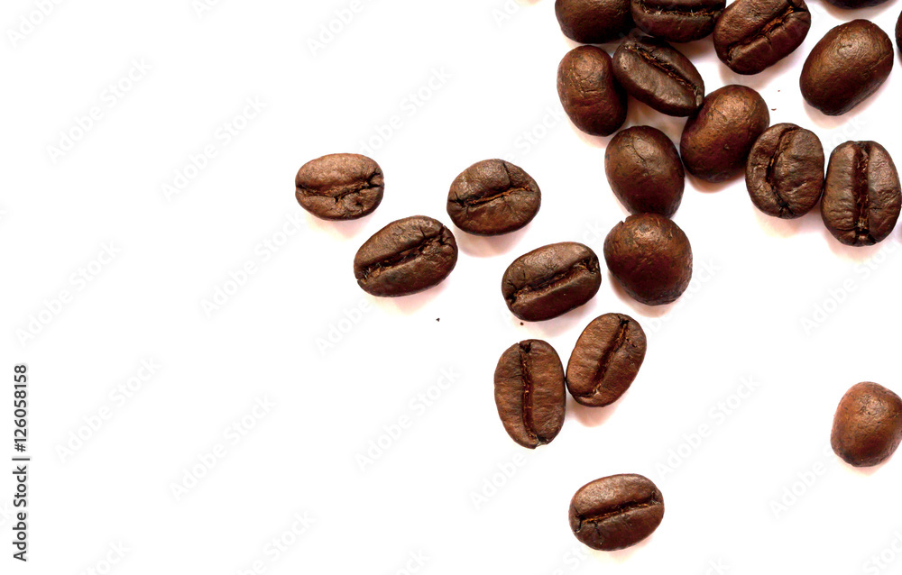 roasted coffee beans, can be used as a background