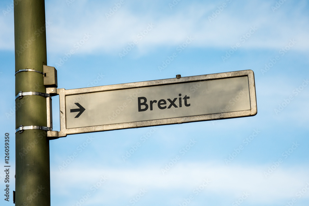 Fototapeta premium Schild 67 - Brexit
