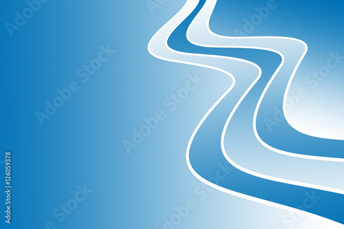 blue lines wavy backkround