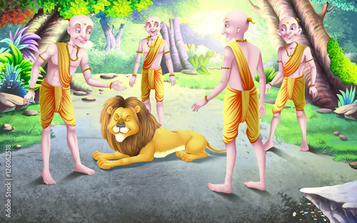 The scholars and the lion s...