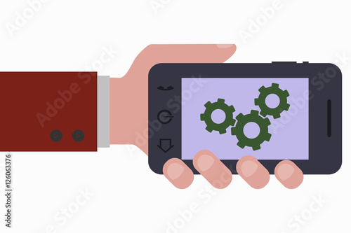 hand holding configuration
