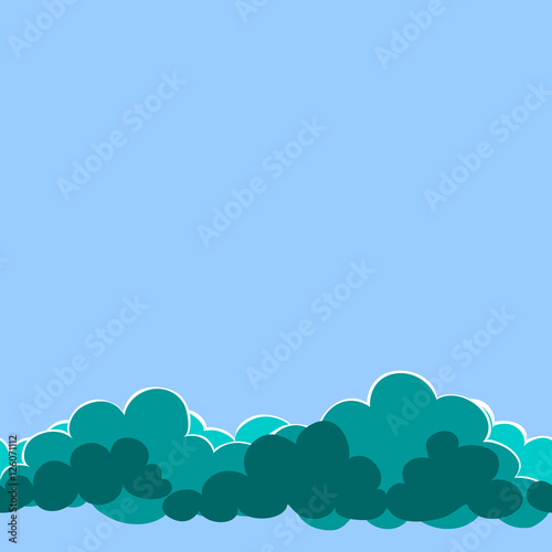 clouds on the sky. vector seamless texture