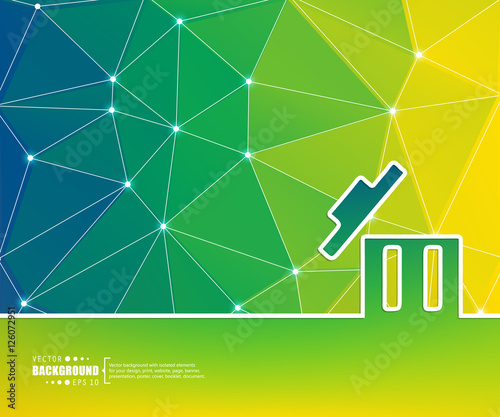 Abstract creative concept vector background. For web and mobile applications, illustration template design, business infographic, brochure, banner, presentation, poster, cover, booklet, document
