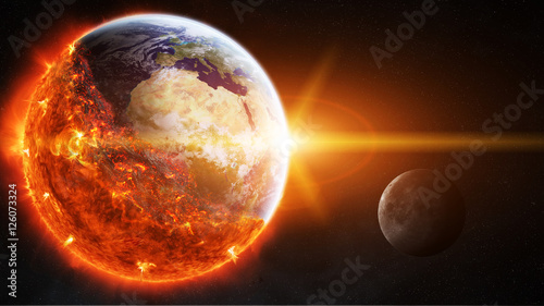 The end of planet Earth photo