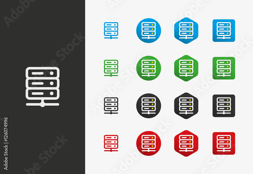 Server icon variations