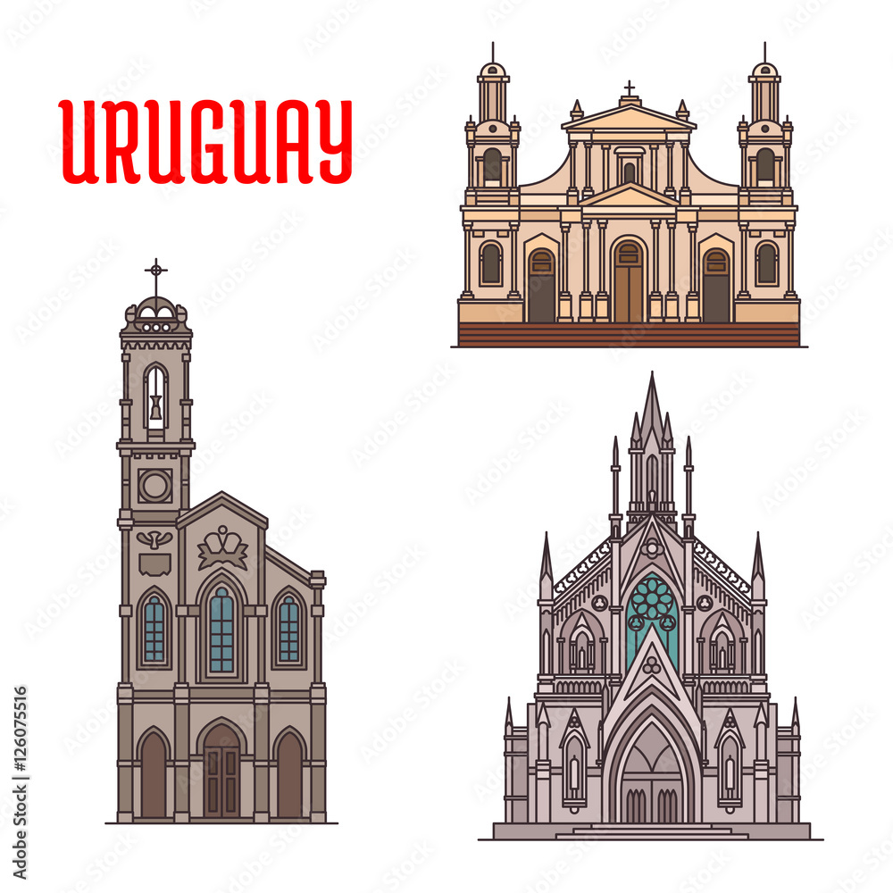 Uruguay tourist attraction, architecture landmarks