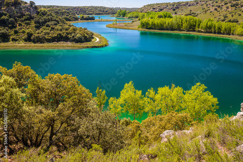 Conceja lagoon  Ruidera Natural Park  Castilla La Mancha  Spain 