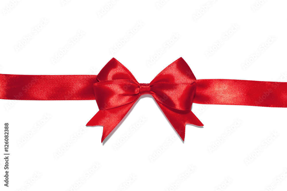 Shiny red satin ribbon Shiny red satin ribbon