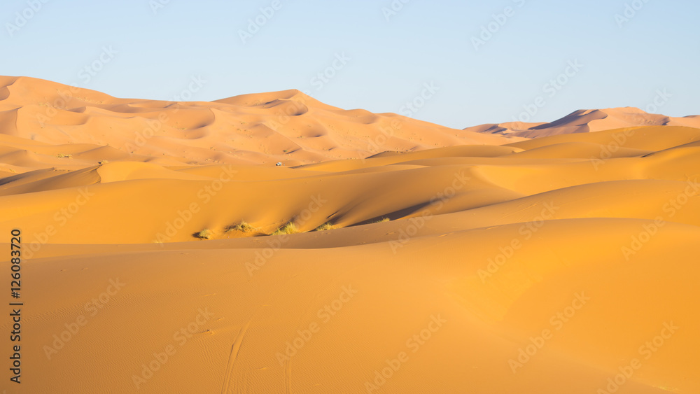 Sahara desert in Morocco Sahara desert in Morocco