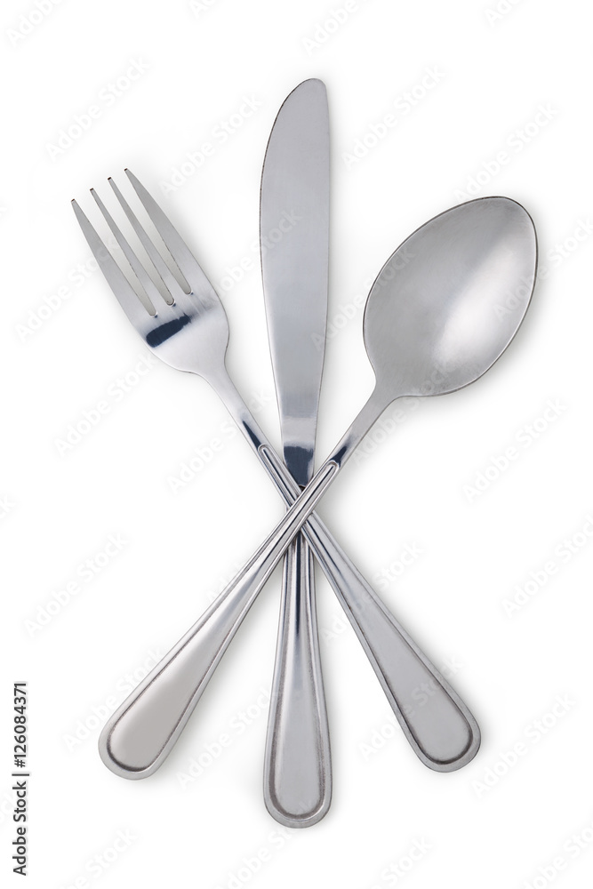 Fork, spoon and knife Fork, spoon and knife