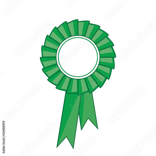 Green award ribbon