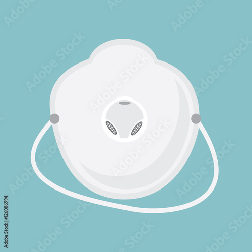 White medical mask