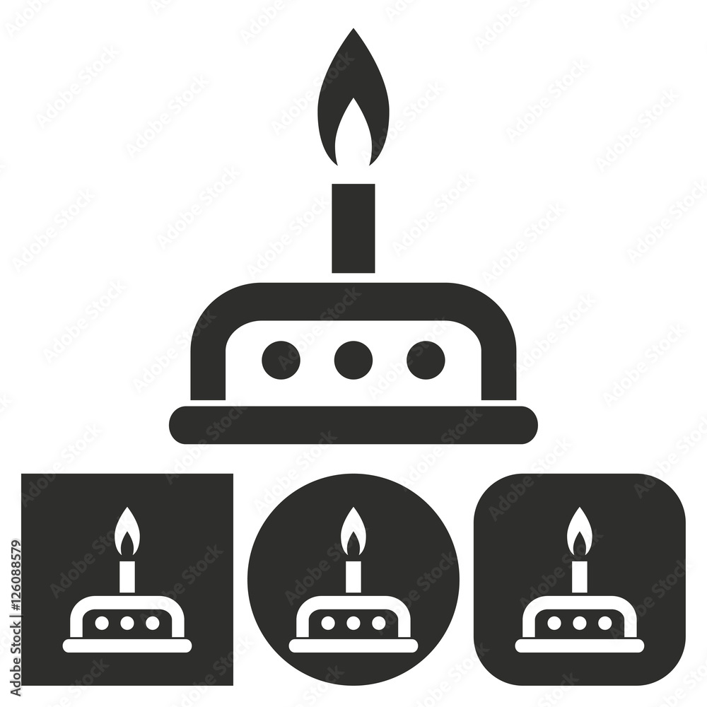 Cake - vector icon.