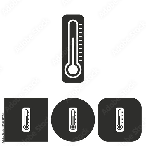 Thermometer - vector icon.