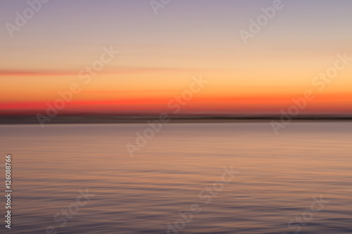 Blurred sunset, sky and sea © Giuliano Del Moretto