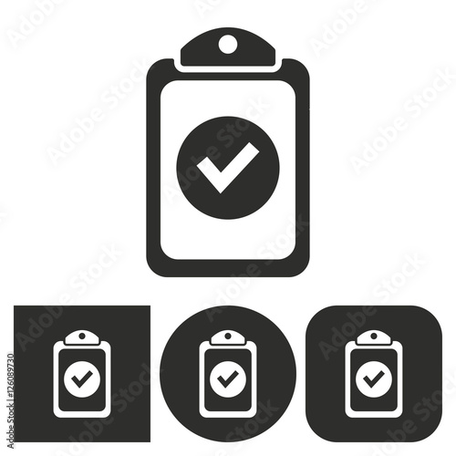 Clipboard - vector icon.