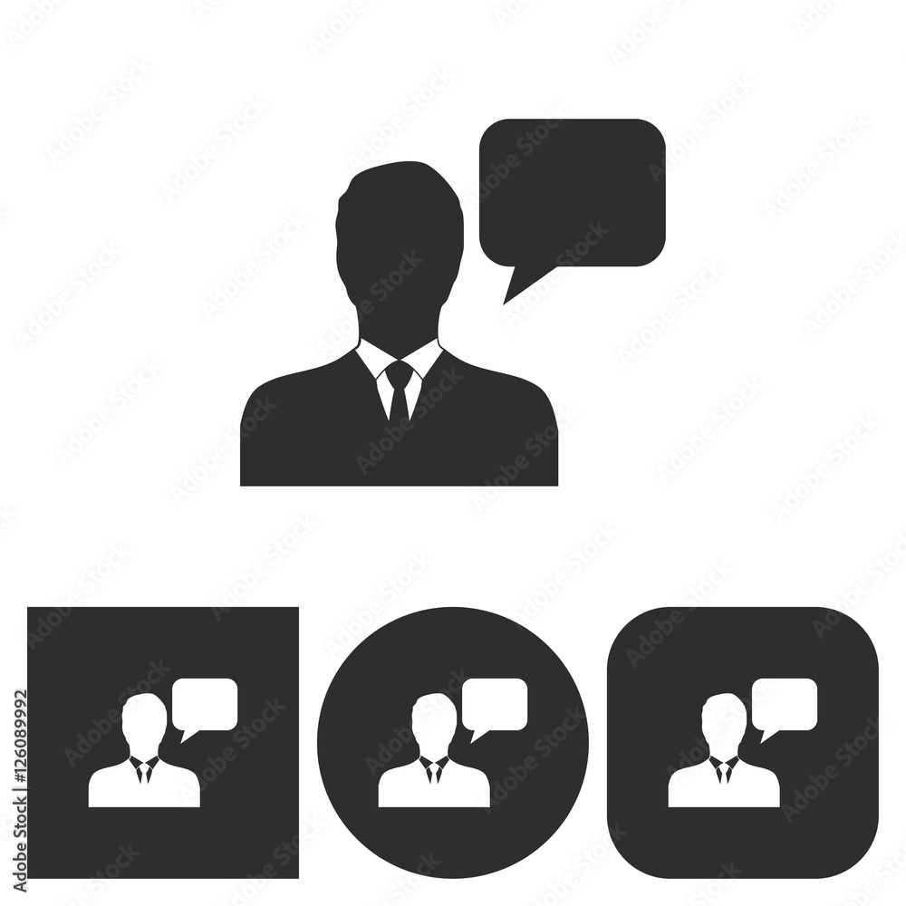 Management consulting - vector icon. Management consulting - vector icon.