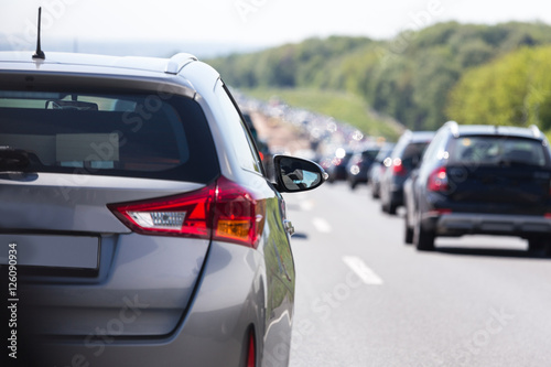 german autobahn traffic jam