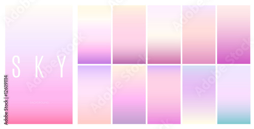 Creative soft color background design