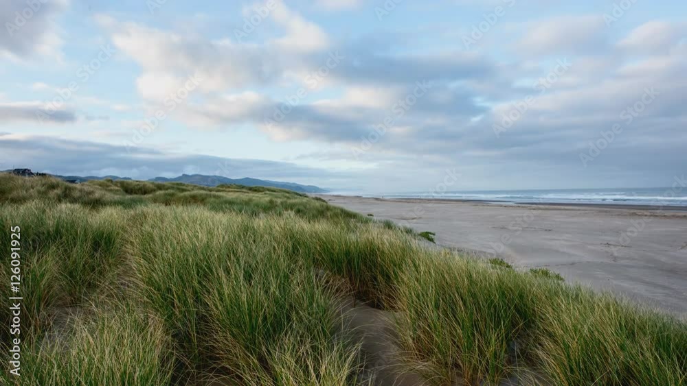 Time lapse beach on the coast of Oregon Time lapse beach on the coast of Oregon
