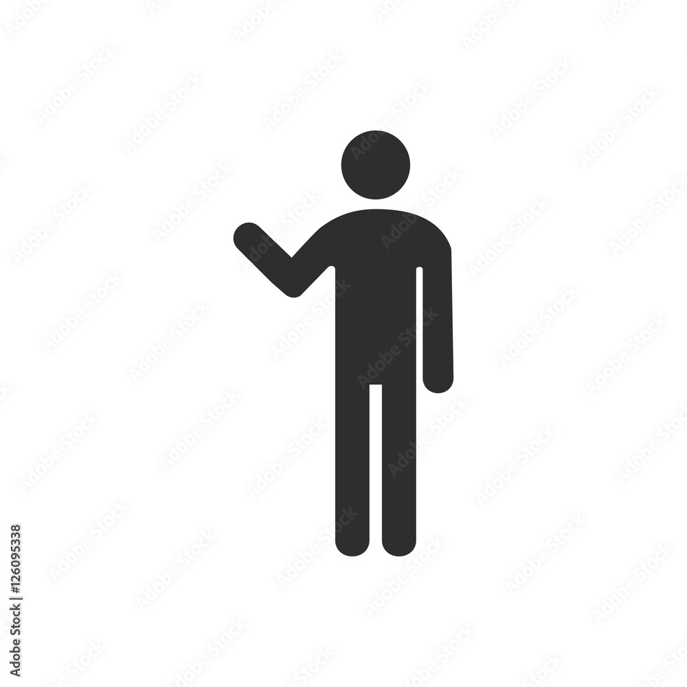 Man - vector icon. Man - vector icon.