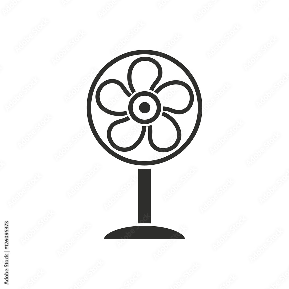 Obraz premium Fan - vector icon.