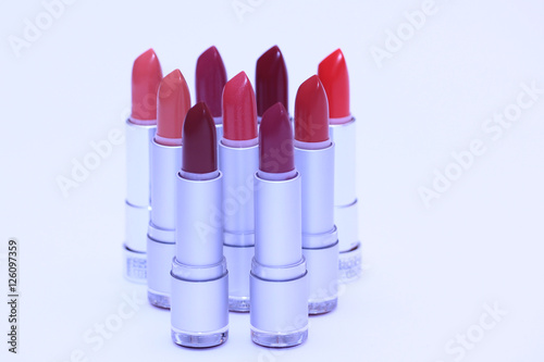 lipsticks in various colors