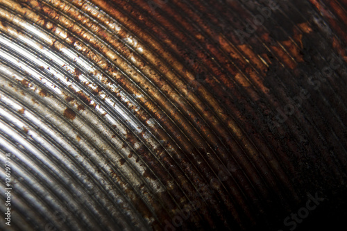 oily rusty metal plate close up macro art