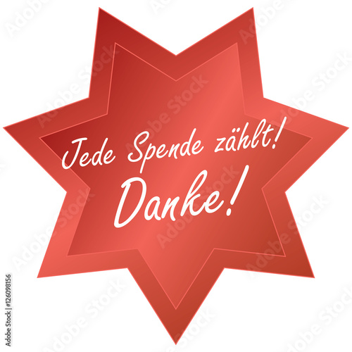 Spendensammlung - Stern