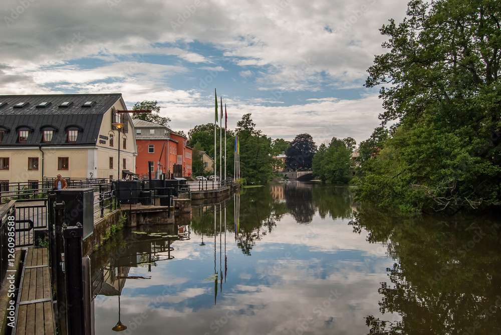 Fototapeta premium Nykoping calm, Sweden 