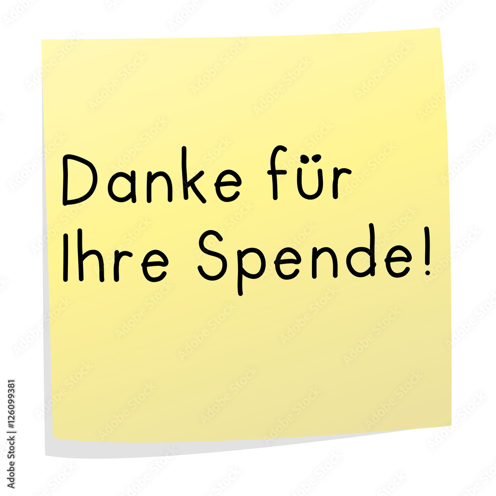 Danke für Ihre Spende! Adobe Stock