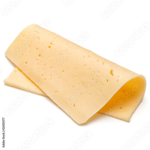 cheese slice isolated on white background cutout