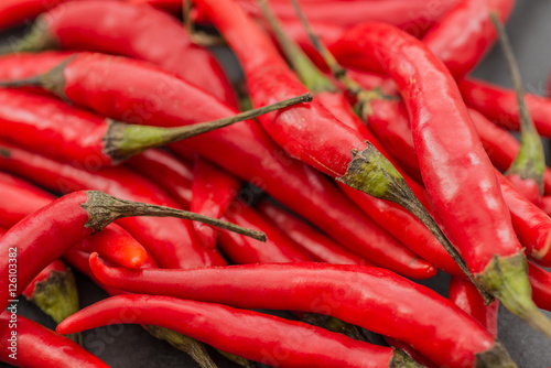 Red chili pepper. Selective focus.