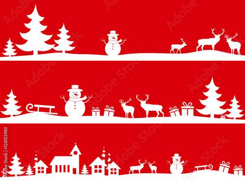 Christmas landscapes