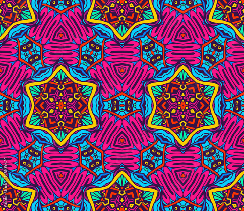 seamless vector vibrant Geometric print