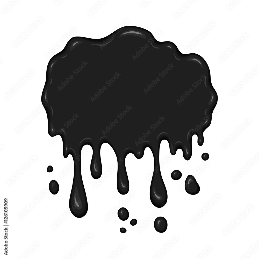 Vector blob of ink or oil. Vector blob of ink or oil.