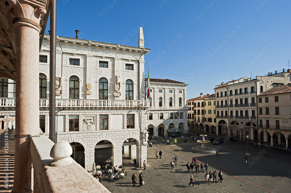The Town Hall, also called Palazzo Moroni,  in Padua, in the Veneto region of Italy.